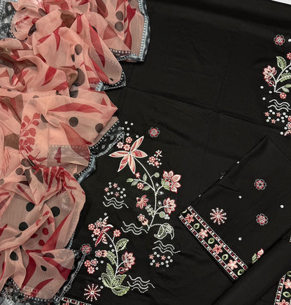 FRS - 3PC Lawn Embroidered Unstitched