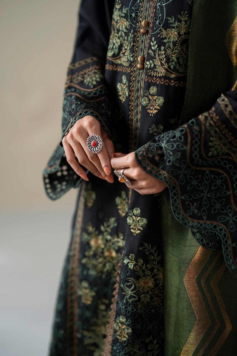 ETC - 3PC Lawn Embroidered Unstitched
