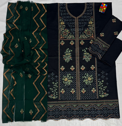 ETC - 3PC Lawn Embroidered Unstitched