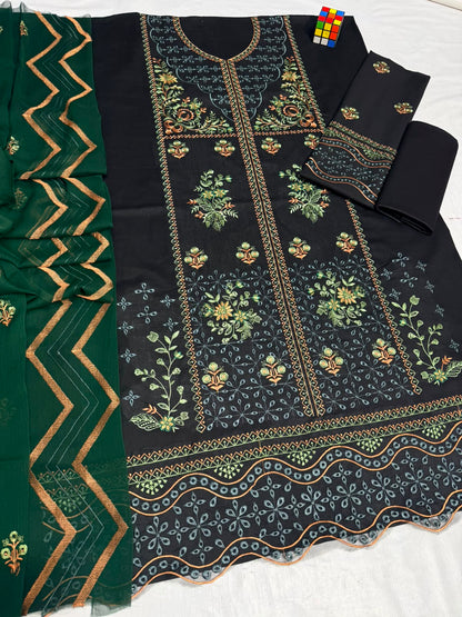 ETC - 3PC Lawn Embroidered Unstitched