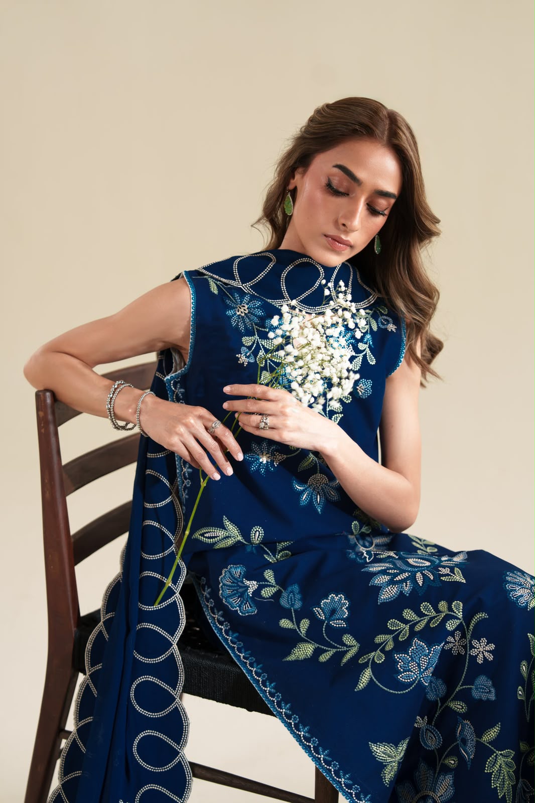 ZAB - 3PC Lawn Embroidered Unstitched