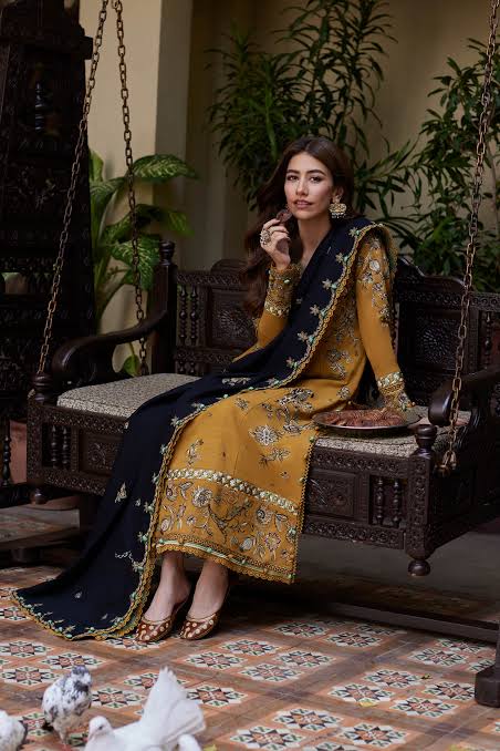 ZHA - 3PC DHANAK EMBROIDERED UNSTITCHED