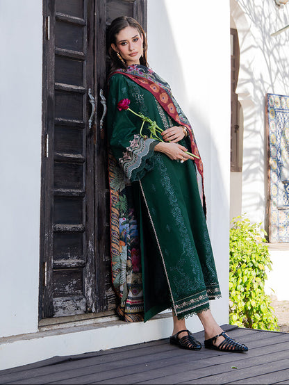 IZL - 3PC DHANAK EMBROIDERED UNSTITCHED