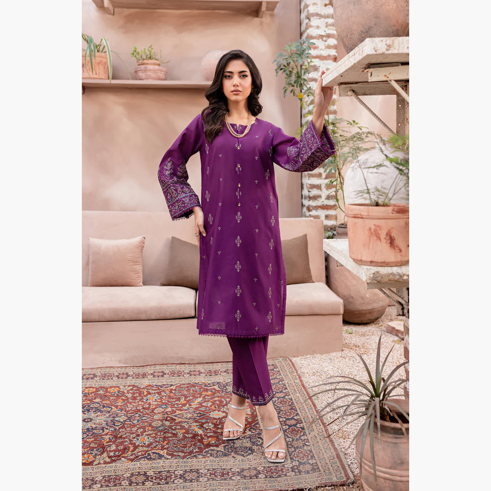 URG - 2PC Dhanak Embroidered Unstitched