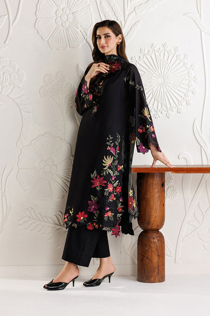 INK - 3PC DHANAK EMBROIDERED UNSTITCHED